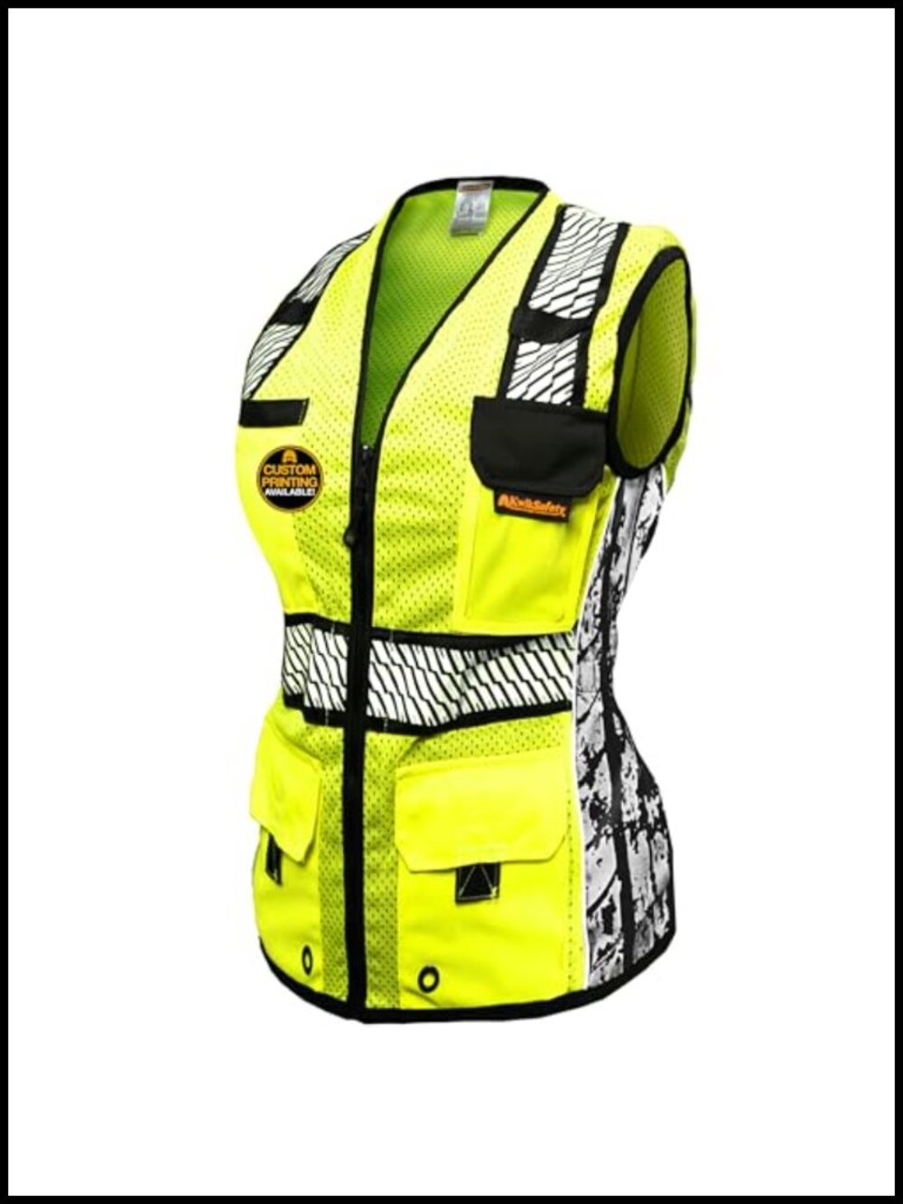 KwikSafety RoadBOSS Class 2 Safety Vest Polyester Mesh Reflective